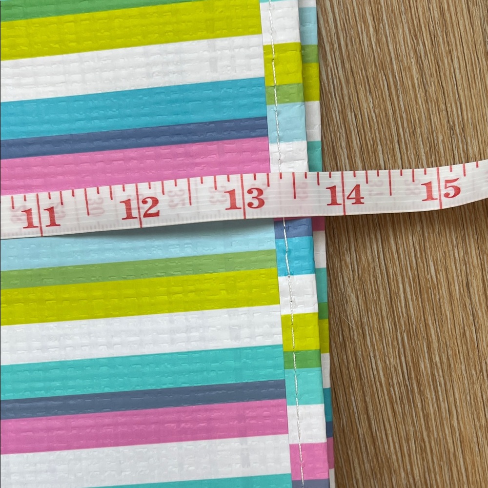 SCOUT Vibrant Striped NWT Large Package Gift Bag 13.5” W x 12” H x 6” D - Picture 11 of 16